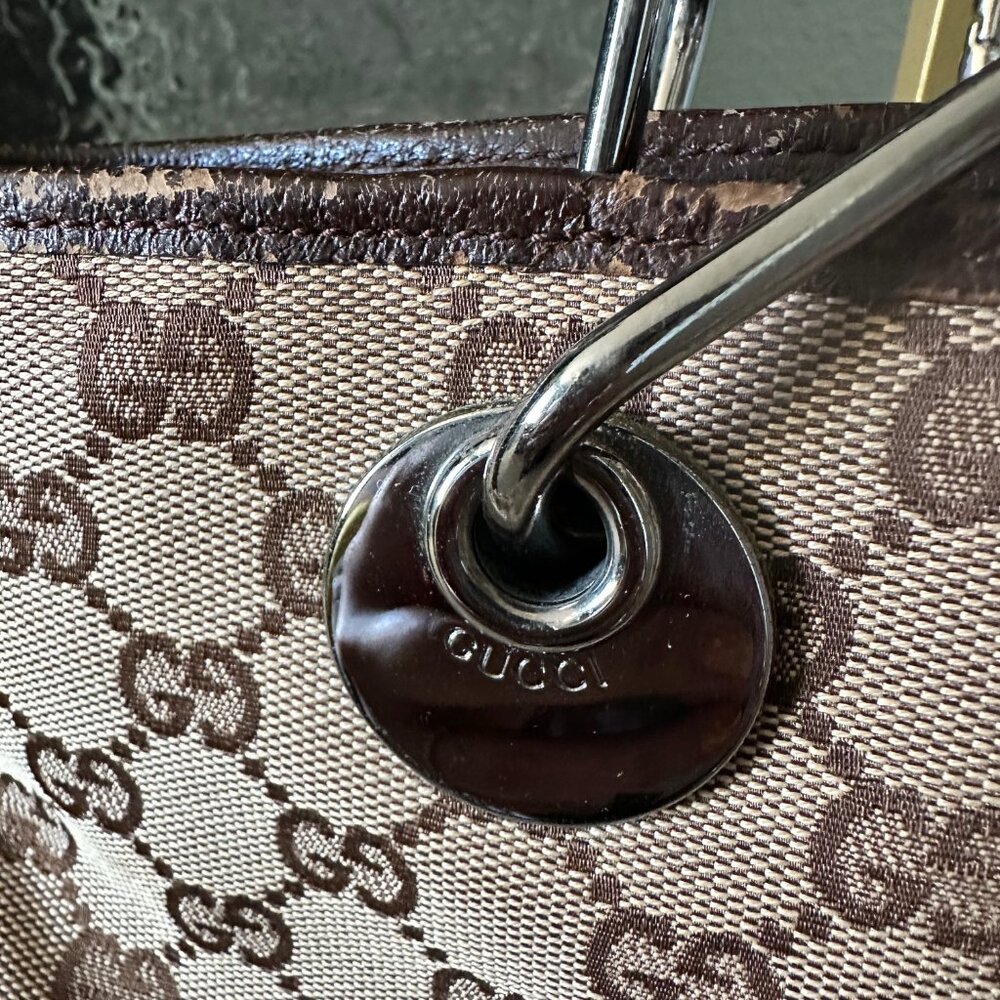 Gucci GG Canvas Eclipse Tote - EUC - Picture 3 of 7